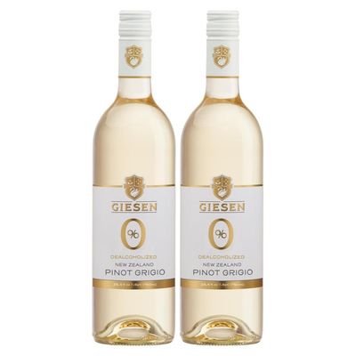GIESEN 0 Non-Alcoholic Pinot Grigio, 750ml, 2 Pack (750ml, 2)