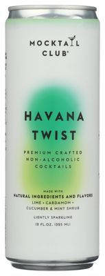MOCKTAIL CLUB Havana Twist Non Alcoholic Cocktail, 12 FZ