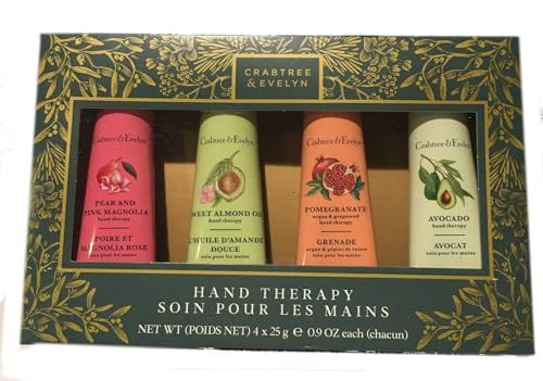 Crabtree Evelyn Holiday Baubles Hand Therapy 4pc Set