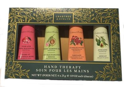 Crabtree Evelyn Holiday Baubles Hand Therapy 4pc Set