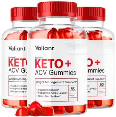(3 Pack) Valiant Keto ACV Gummies - Official Valiant Keto ACV Premium Supplement All Natural Gummys 1050MG, Apple Cider Vinegar Advanced Formula, ValiantKeto Support Reviews, 180 Gummies for 3 Months