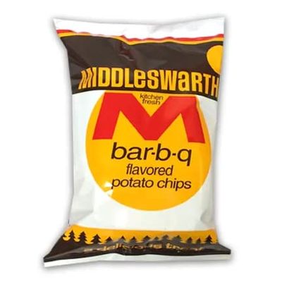 Middleswarth Kitchen Fresh BBQ Potato Chips- 12-Pack 1.2 oz. Bags