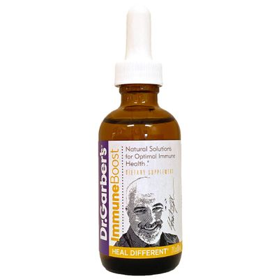 Dr. Garber&#39;s Natural Solutions Immune Boost Health Oral Drops - Gemmotherapy Liquid Supplement to Strengthen Immunity, Support Immune System, Increase Resistance, Contains Antioxidants - 60ml