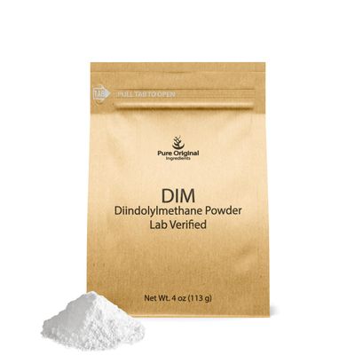 PURE ORIGINAL INGREDIENTS DIM, 4 oz, Diindolylmethane Powder, Dietary Supplement, No Additives, Always Pure
