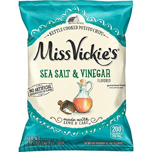Miss Vickie&#39;s Flavored Potato Chips, Salt Vinegar, 28 Count