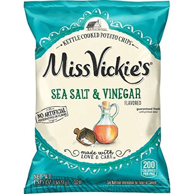 Miss Vickie&#39;s Flavored Potato Chips, Salt Vinegar, 28 Count