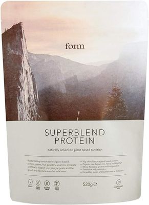 Form Superblend Protein - Vegan Protein Powder with Superfoods, Vitamins and Minerals - 20g of Plant Based Protein per Serving (Chocolate Peanut)