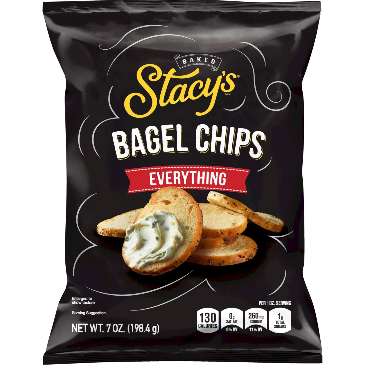 Stacy&#39;s Everything Flavored Bagel Chips, 7 Ounce Bag