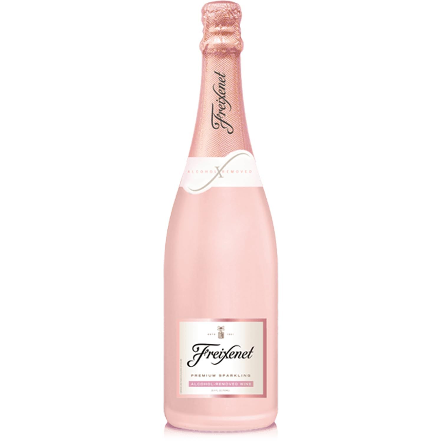 Freixenet Alcohol Removed Non-Alcoholic Ros Sparkling Champagne Wine - Premium Zero Alcohol Elegance for Celebrations