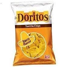 Frito Lay, Doritos, Tortilla Chips,9.75oz Bag (Pack of 3) (Choose Flavors Below) (Taco)