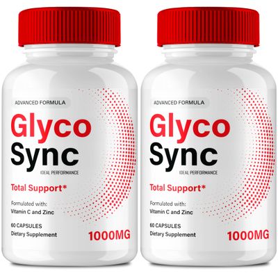 Glyco Sync Glyco Optimizer Capsules, GlycoSync Blood Formula Support Supplement Pills, Premium Formula for Healthy Circulation Stable Levels, All Natural GlycoSync Pills Reviews (2 Pack)