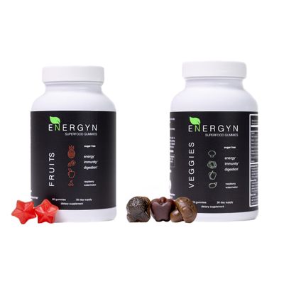 Energyn Fruit and Veggie Superfood Gummies