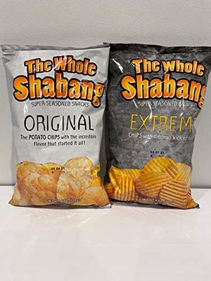 The Whole Shabang Potato Chips Variety Pack - (1) 6 oz Original (1) 6 oz Extreme