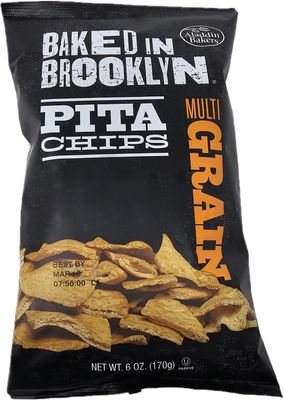 Baked In Brooklyn Pita Chips Always Baked 0g Trans Fat No Cholesterol Certified Kosher - Multigrain 6 oz 6 pack