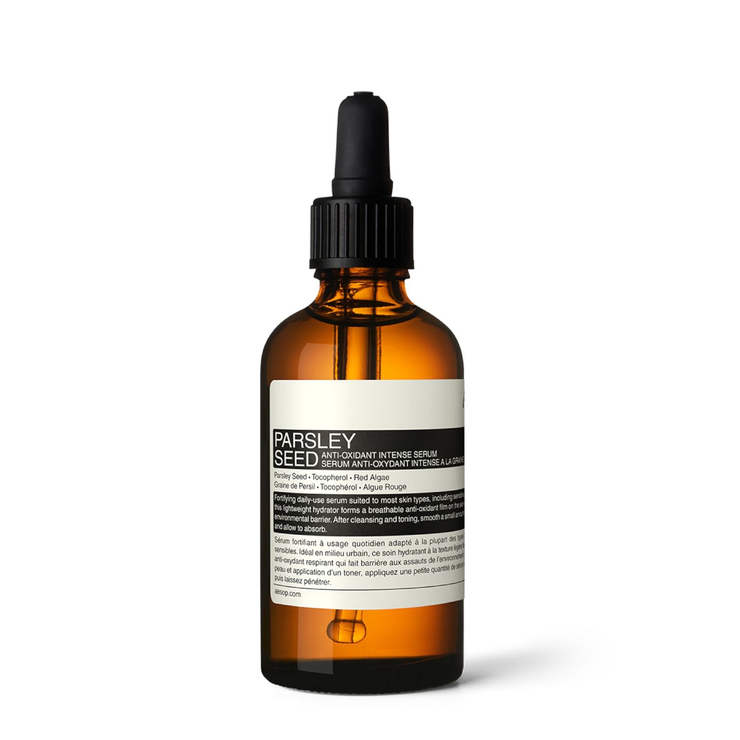 Aesop Parsley Seed Anti-Oxidant Intense Facial Serum with Vitamin E Lightweight Daily Serum to Fortify and Protect the Skin 2.0 oz