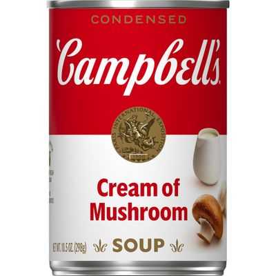 Campbell&#39;s Condensed Cream of Mushroom Soup, 10.5 oz Can
