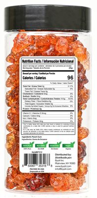 Byait Dried Peach Gum 8 Oz, Approx. 75 Pieces, Tao Jiao, Edible Flavorless Peach Resin, All-Natural Ingredient for Traditional Chinese Desserts, Drinks, Soups, No Additives