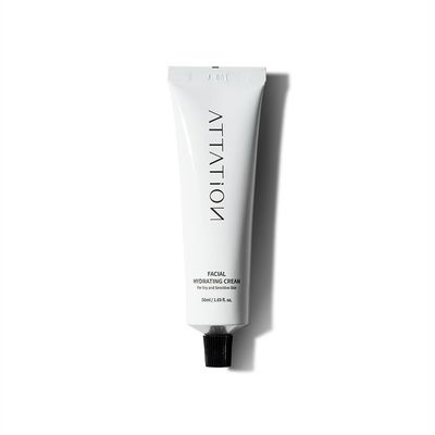 ATTATION Facial Hydrating Cream,Face Moisturizer 50m, Silicon Free Moisturizer For Dry Skin, Formulated with Niacinamide Panthenol Adenocin, Vegan Formula