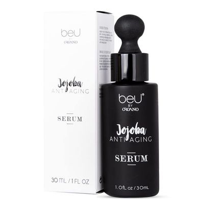 beU By ORGANO Jojoba Anti Aging Serum 1.0 fl oz - 30 mL with Key Ingredients, Jojoba Oil, Argan Oil, Pure Rose Oil, and Pomegranate Oil, Face Serum that Nourishes Your Skin to Preserve a Youthful Glow