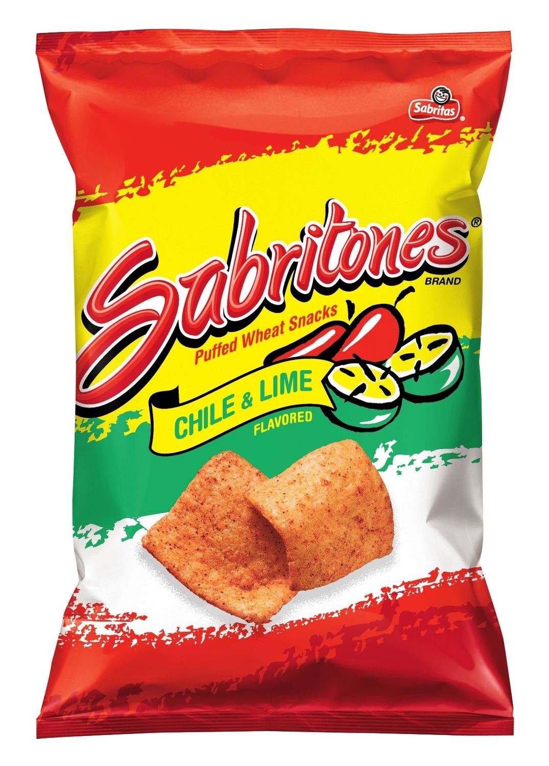 Sabritones Corn Chips, Lime, 2.125 Ounce (Pack of 15)