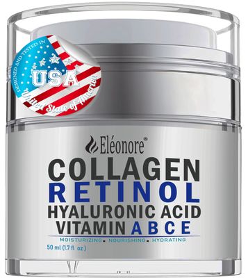 Retinol Collagen Face Cream for Women, Hyaluronic Acid-Neck Creams For Tightening And Firming,Instant Face Lift Cream for FaceNeck-Moisturizer Face Lotion Cream, Crema Hidratante Para La Cara-1.7 oz