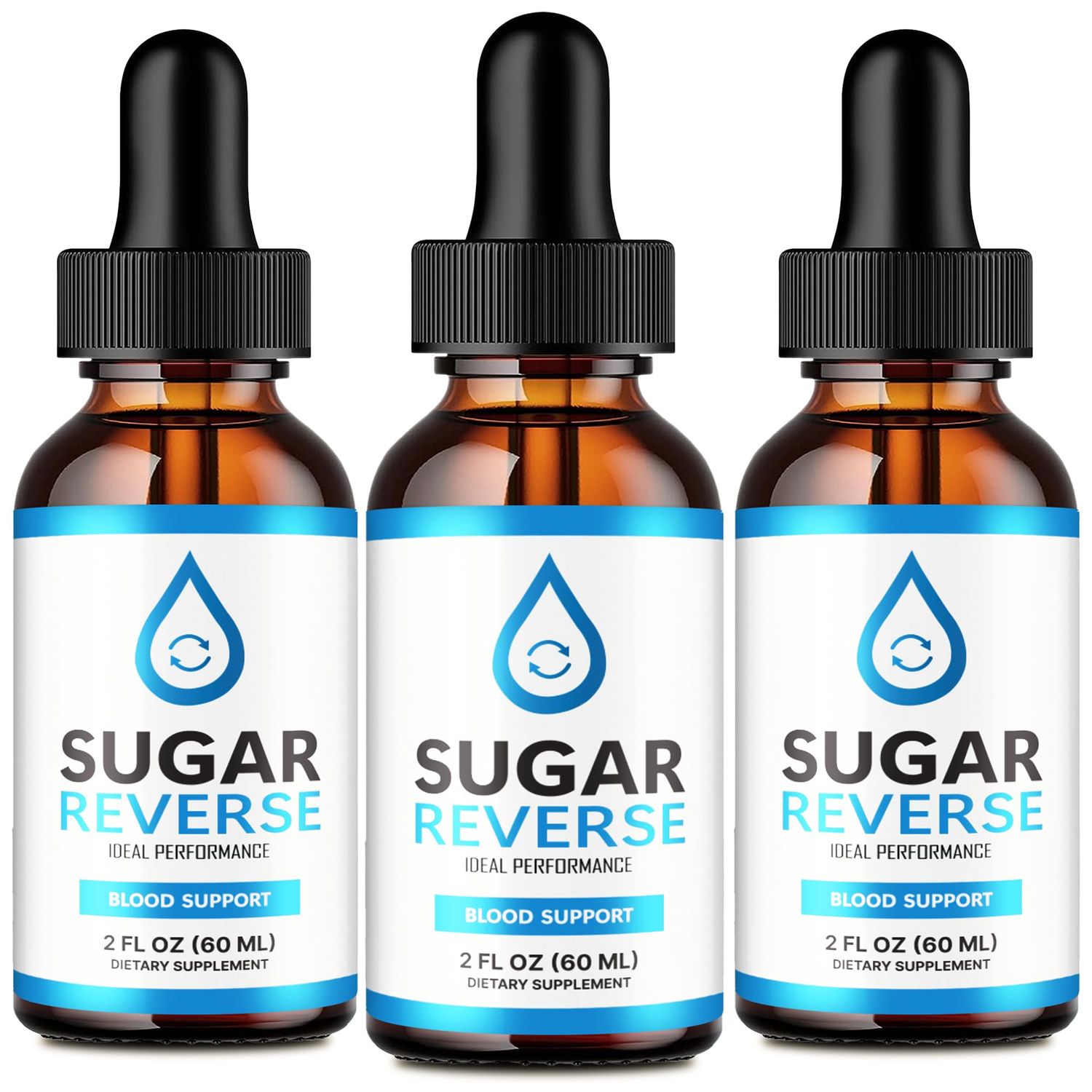 Sugar Reverse Drops, Sugar Reverse Liquid Drops Supplement Advanced Formula Vitamin Supplement - Maximum Strength, SugarReverse Liquid Drops Official Formula, Sugar Reverse Drops Reviews (3 Pack)