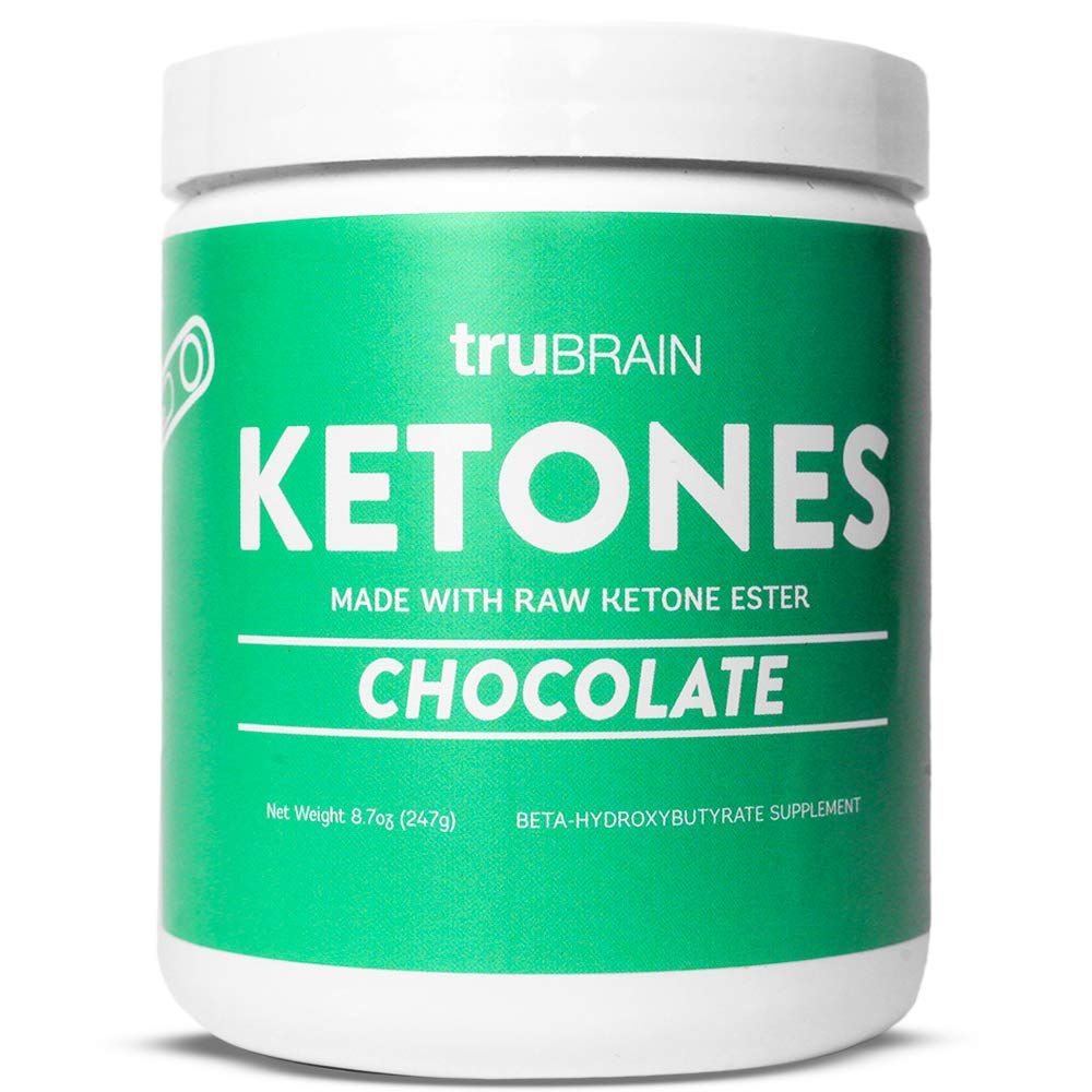 TruBrain Ketones - Ketone Ester BHB Exogenous Ketones Supports Energy, Focus and Ketosis Supplement the Keto Diet Brain Booster (Chocolate)