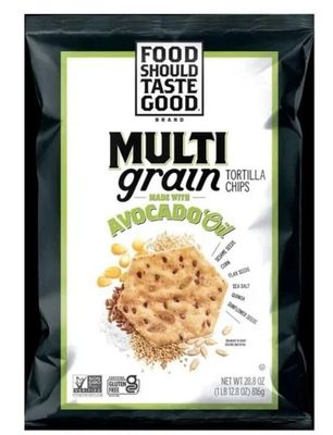 Multigrain Tortilla Chips with Avocado Oil, 28.8 oz 1 Bag