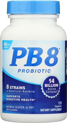 Now Pb 8 Pro-biotic Acidophilus, Capsule, 120-count (Pack of 2)
