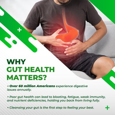 NURAFUSE 30-Day Gut Cleanse with Berberine and Senna, Cinnamon, Psyllium, Flaxseed, Aloe Vera- Supports Gut Health, Healthy Metabolism - 150 Capsules - Made in The USA