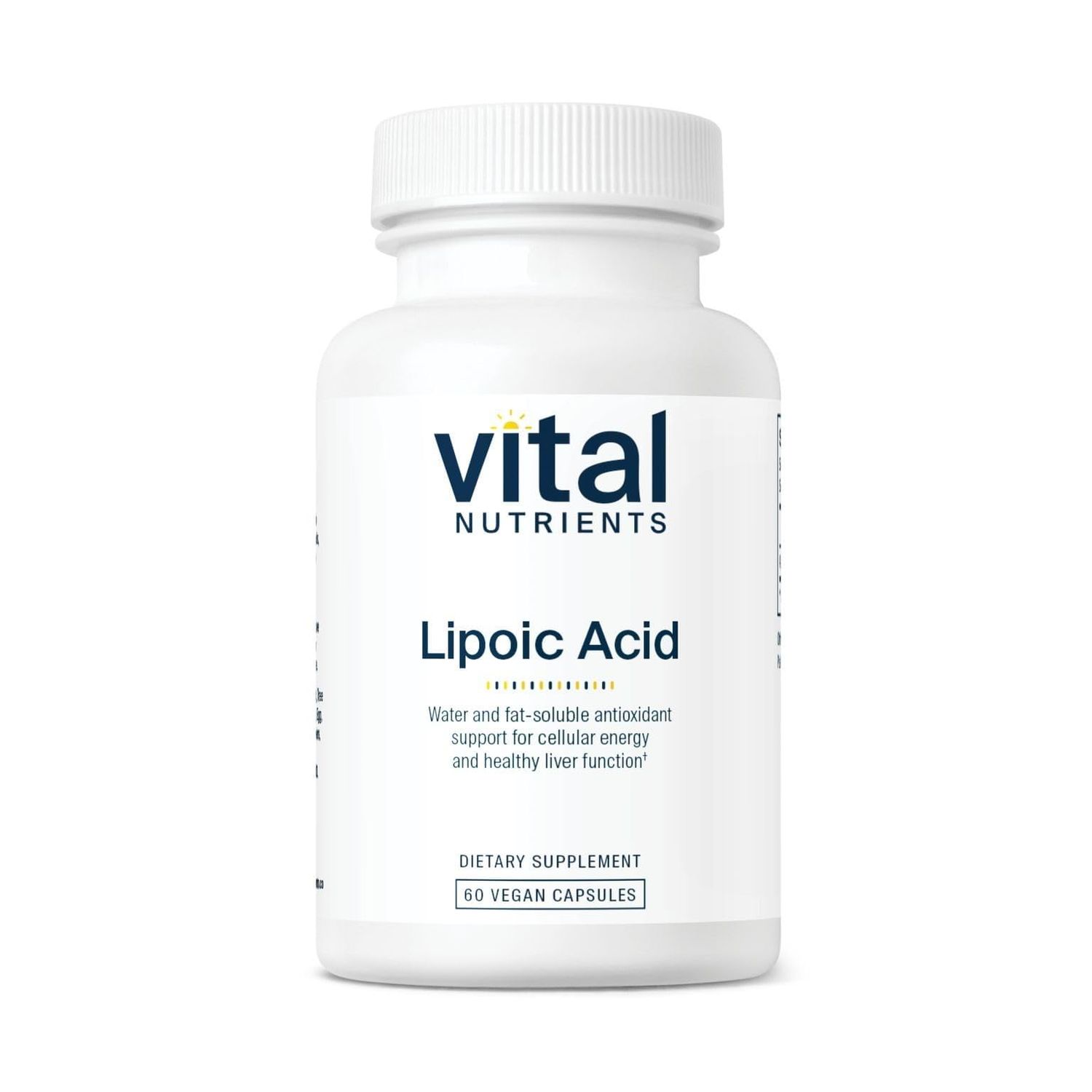 Vital Nutrients Lipoic Acid 300mg Alpha-Lipoic Acid Antioxidant ALA Supplement for Healthy Metabolism and Energy Gluten, Dairy, Soy Free Non-GMO 60 Capsules