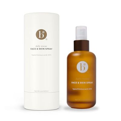 Bloome - Hypochlorous Acid Face and Skin Spray .05 - Made in USA - Hypochlorous Acid Facial Mist - Pure HOCL Solution - Skin Care Relief for Tattoo, Sunburn, Piercing Aftercare Bumps -120 ml