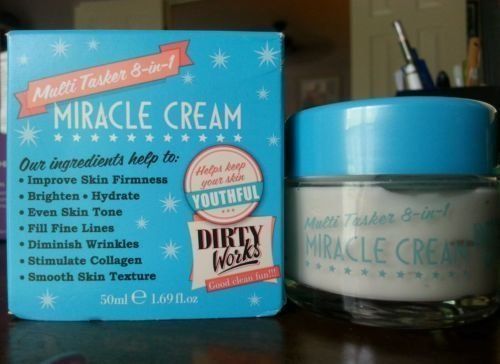 Dirty Works Miracle Cream Multi-tasker 8-in-1 Face Neck Cream 1.69 Fl Oz by Dirty Works