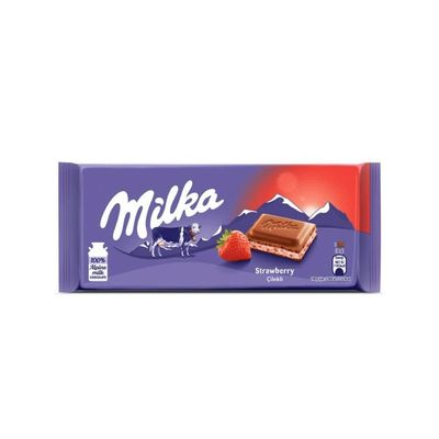 Milka Strawberry Yogurt 100g