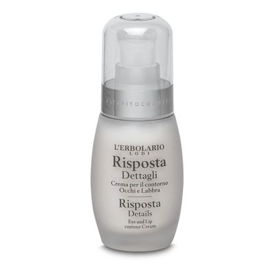 LErbolario Risposta Details Eye and Lip Contour Cream, 1 oz - Firming Eye Cream - With Shea Butter - Moisturizing and Nourishing - Cruelty-Free