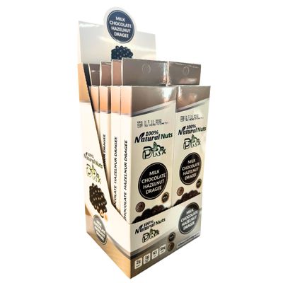 Dr.Rx Milk Chocolate Hazelnut Dragee, Creamy Crunchy Perfection Smooth Milk Chocolate Coated Hazelnut Dragee (10 Pack)