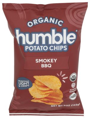Humble Potato Chips Co Organic Smokey BBQ Potato Chips, 5 OZ