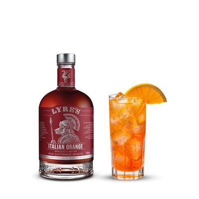 Lyre's Italian Aperitif Premium Non Alcoholic Spirits, Mocktails Nonalcoholic Drinks, 23.7 Fl Oz (Original Bottle 23.7 Fl Oz Bottle) (Bottle with NEW Screw Cap)