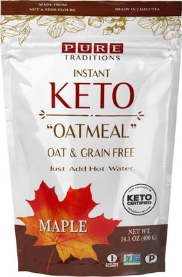 Instant Hot Cereal, Maple, Certified Paleo, Vegan, Grain Gluten Free, 14 Servings