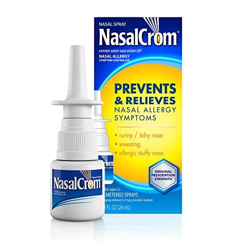 NasalCrom Nasal Spray Allergy Symptom Controller 200 Sprays .88 FL OZ