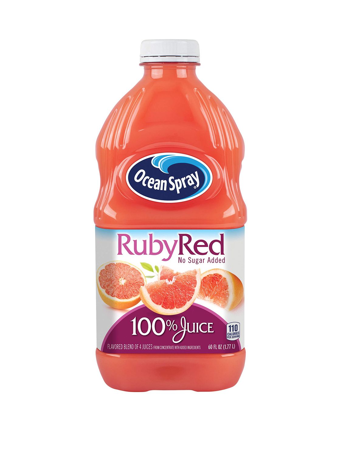 Ocean Spray 100 Juice, Ruby Red Grapefruit, 60 Ounce Bottle (Packaging May Vary)