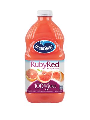Ocean Spray 100 Juice, Ruby Red Grapefruit, 60 Ounce Bottle (Packaging May Vary)