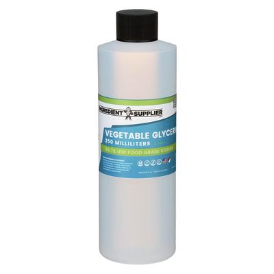 Vegetable Glycerin - 250mL (8.45 oz.) - Pure USP Food and Pharmaceutical Grade - Non GMO - Vegan - Sustainable Palm Derived - Humectant, Crafts, DIY, Hypoallergenic Moisturizer, Extracts