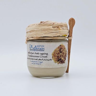 Nefertari Natural Body Care Frankincense Cream Very Gentle Smoothing Extremely The Richest Silkier Creams Ever (Net Weight 3.38 oz 100 ml)