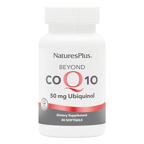 NaturesPlus Beyond CoQ10 50 mg - 30 Softgels - Provides High-Strength Ubiquinol - Supports Overall Well-Being - 30 Servings