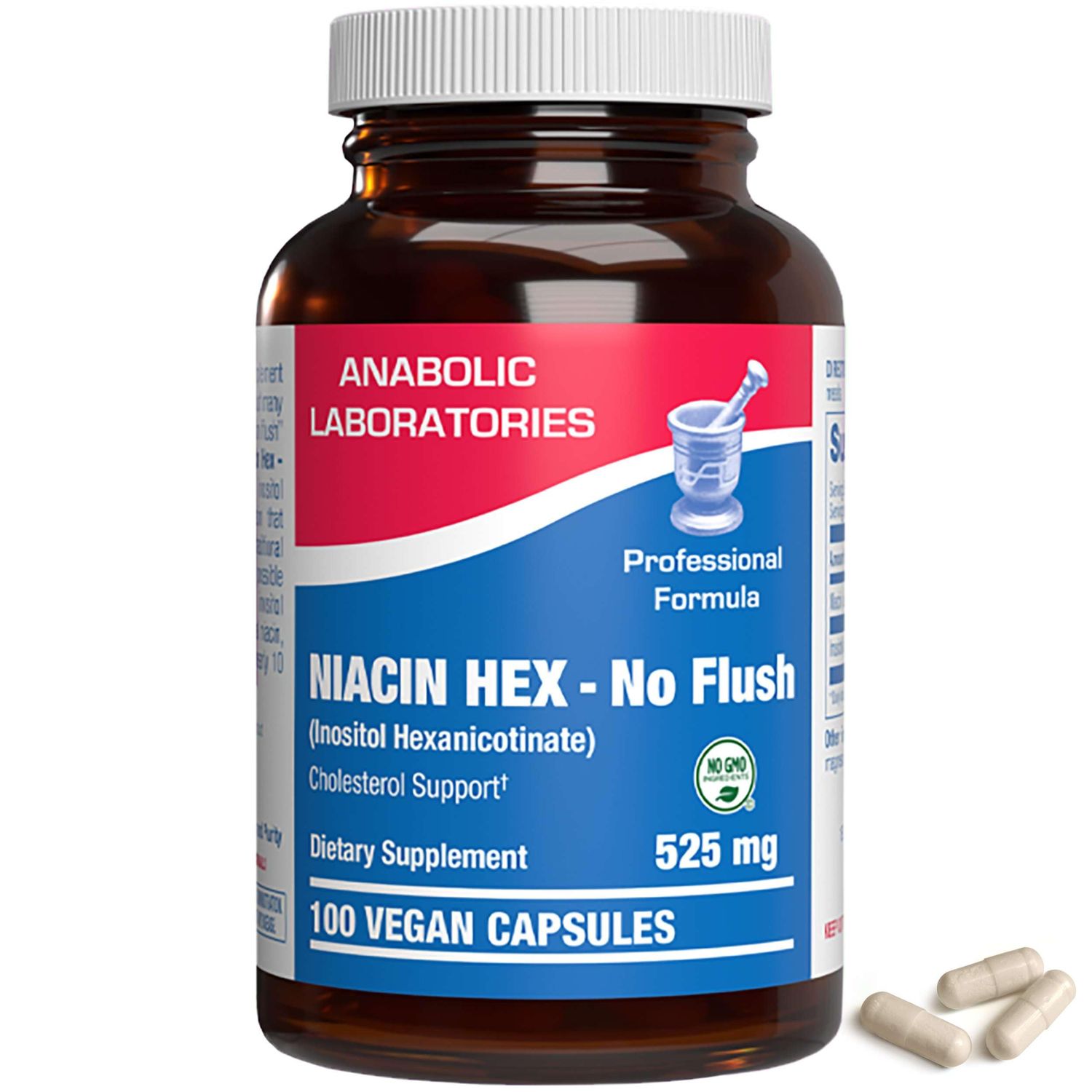 Anabolic Laboratories, NIACIN HEX (NO FLUSH NIACIN) 100 Vegetarian Caps