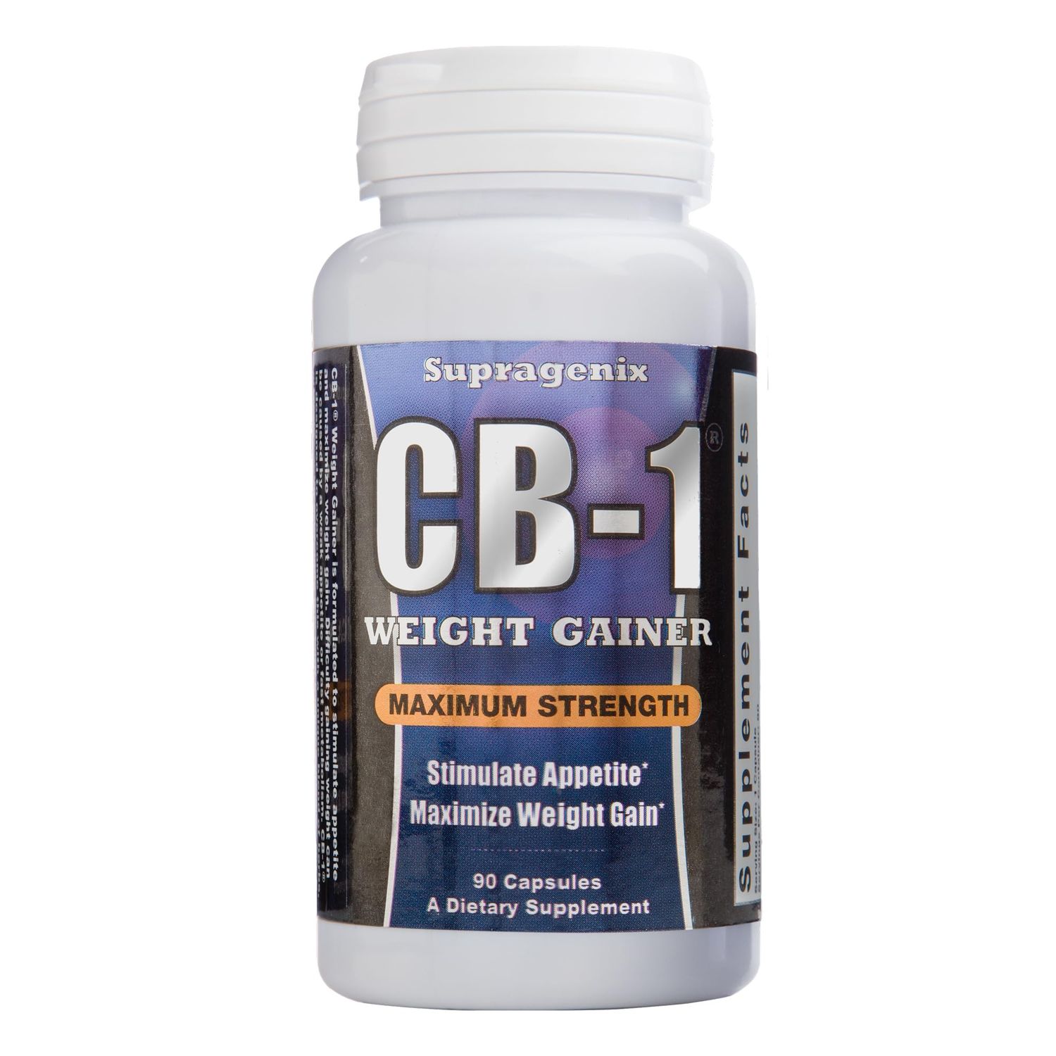 CB-1 Weight Gainer Pills (90 Count) Appetite Booster for Men Women Clinically Tested for Safe, Effective Results Fast Powerful Mass Gainer