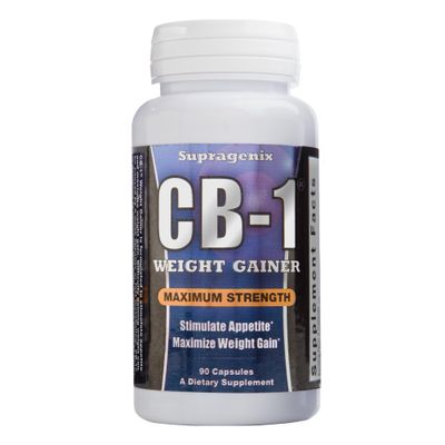 CB-1 Weight Gainer Pills (90 Count) Appetite Booster for Men Women Clinically Tested for Safe, Effective Results Fast Powerful Mass Gainer
