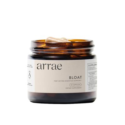 Arrae Fast-Acting Bloating Relief Digestive Enzymes, All Natural Bloat, Gas Indigestion Relief Capsules (30 Count)