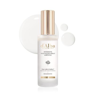 d&#39;alba Piedmont Intensive Vegan Volufiline Spray Ampoule, premium elasticity care treatment, 50,000ppm Volufiline ampoule, ultimate skin-firming, 1.69 fl.oz